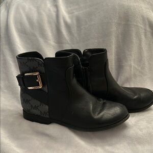 Michael Kors Black Ankle Booties Sleek Design